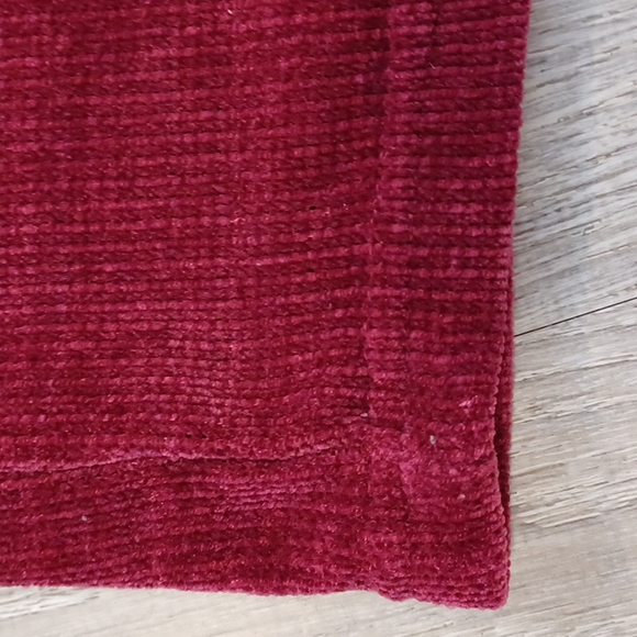 OVS drop shoulder medium maroon burgundy bishop balloon lantern sleeve sweater - Picture 16 of 16